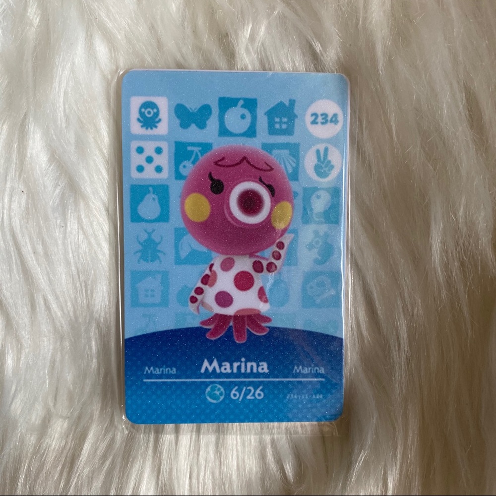 Marina Animal Crossing Amiibo Card